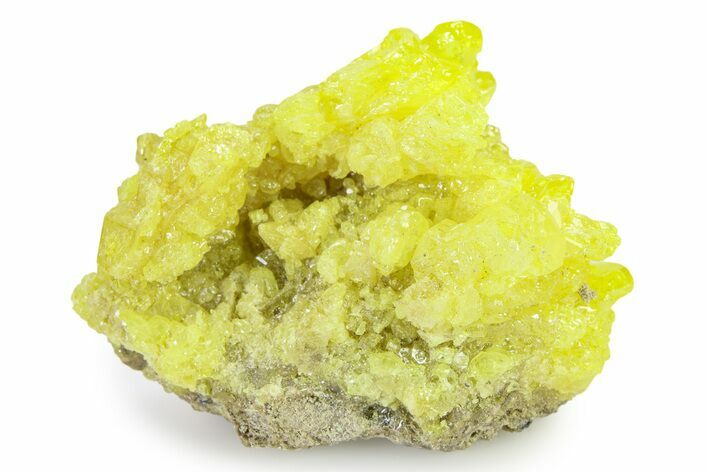 Bright-Yellow Sulfur Crystals - Bolivia #322532